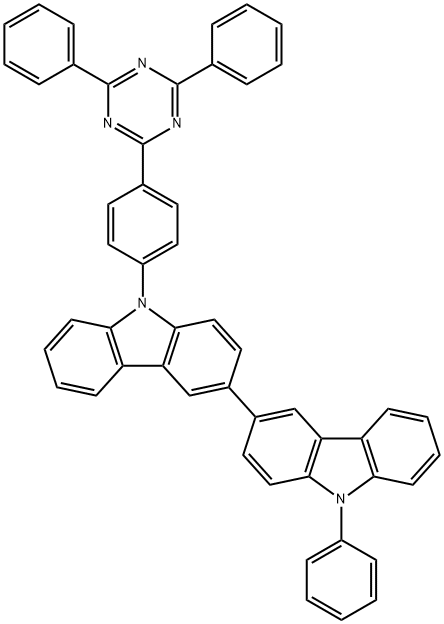 9-(4-(4,6-Diphenyl-1,3,5-triazin-2-yl)phenyl)-9'-phenyl-3,3'-Bi-9H-carbazole