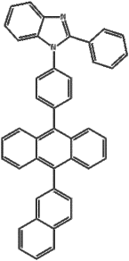 1-[4-(10-Naphthalen-2-yl-anthracen-9-yl)-phenyl]-2-phenyl-1H-benzoimidazole