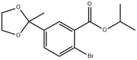 Benzoic acid, 2-bromo-5-(2-methyl-1,3-dioxolan-2-yl)-, 1-methylethyl ester