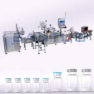 Labeling and Bottle-to-tray Inserting Machine for Vials