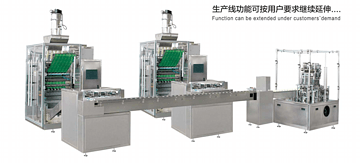 DXDK950-ZH150 Granule/Powder/Liquid Sachet Packaging Line (Sachet Packaging Machine + Cartoning Machine)