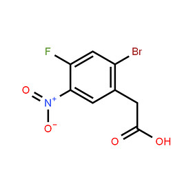 2-Bromo-4-fluoro-5-nitrobenzeneacetic acid