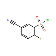5-Cyano-2-fluorophenylsulfonyl chloride