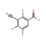 3-Cyano-2,4-dichloro-5-fluorobenzoylchloride