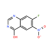 7-Fluoro-6-nitro-4-hydroxyquinazoline