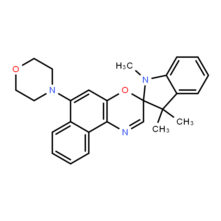1,3-Dihydro-1,3,3-trimethyl-6'-(4-morpholinyl)-spiro[2H-indole-2,3'-[3H]naphth[2,1-b][1,4]oxazine]