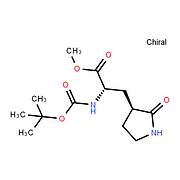 (2S)-2-(Tert-butoxycarbonylamino)-3-[(3'S)-2'-oxo-3'-pyrrolidinyl]propanoic acid methy ester