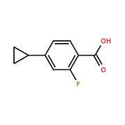 4-Cyclopropyl-2-fluorobenzoic acid