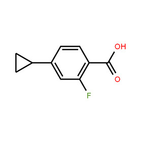 4-Cyclopropyl-2-fluorobenzoic acid