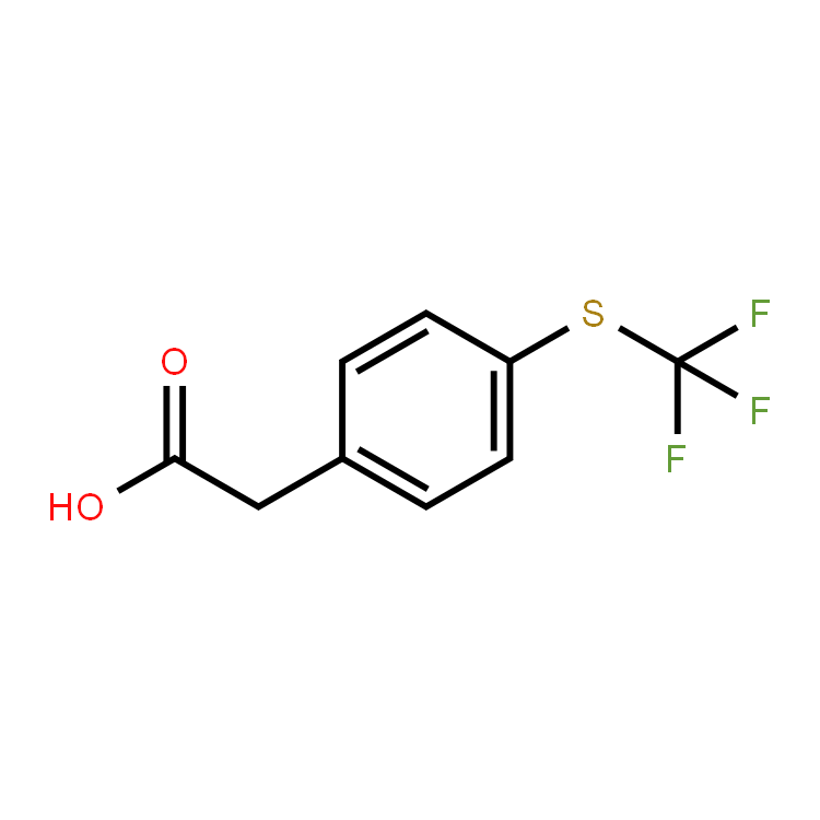 4-(Trifluoromethylthio)phenylacetic Acid