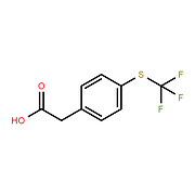4-(Trifluoromethylthio)phenylacetic Acid