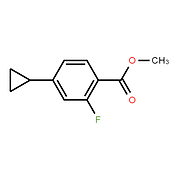 Methyl 4-cyclopropyl-2-fluorobenzoate