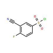 3-Cyano-4-fluorobenzenesulfonyl chloride