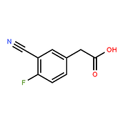 3-Cyano-4-fluorophenylacetic acid