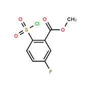 Methyl 2-(chlorosulfonyl)-5-fluorobenzoate