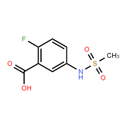 2-Fluoro-5-[(methylsulfonyl)amino]-benzoic acid