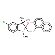 5-Chloro-1,3-dihydro-1,3,3-trimethylspiro[2H-indole-2,3'-(3H)naphth[2.1-b](1,4)oxazine]