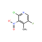 2-Chloro-5-fluoro-3-nitro-4-picoline