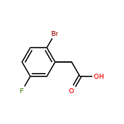 2-Bromo-5-fulorophenylacetic acid