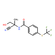 N-(2-cyano-1-hydroxypropan-2-YL)-4-((trifluoromethyl)thio)benzamide