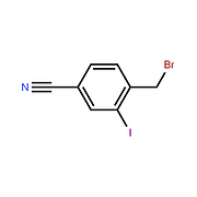 4-Cyano-2-iodobenzyl bromide