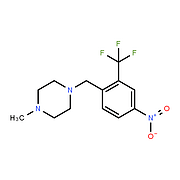 1-Methyl-4-(4-nitro-2-(trifluoromethyl)benzyl)piperazine