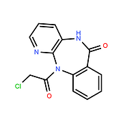 5,11-Dihydro-11-chloroacetyl-6h-pyrido[2,3-b][1,4]benzodiazepine-6-one