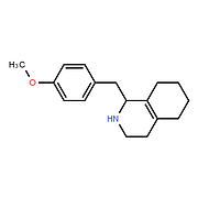 1,2,3,4,5,6,7,8-octahydro-1-[(4-methoxyphenyl)methyl]-isoquinoline