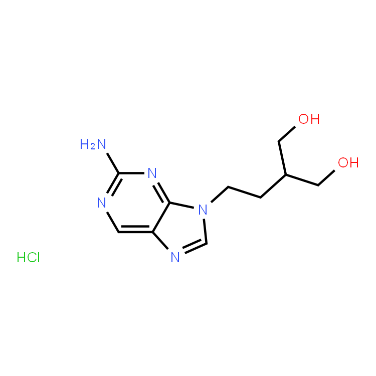 2-(2-(2-Amino-9H-purin-9-yl)ethyl)propane-1,3-diol hydrochloride
