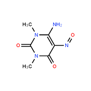 4-Amino-1,3-dimethyl-5-nitrosouracil,6-Amino-1,3-dimethyl-5-nitrosopyrimidine-2,4-dione