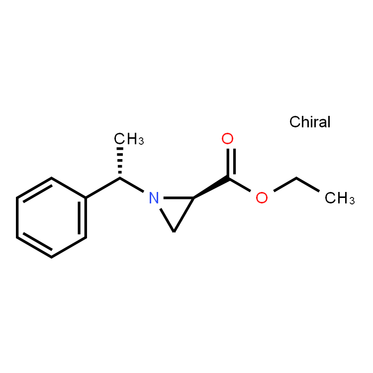2-AZIRIDINECARBOXYLIC ACID, 1-[(1S)-1-PHENYLETHYL]-, ETHYL ESTER, (2R)-