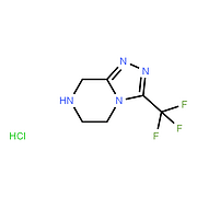 3-(Trifluoromethyl)-5,6,7,8-tetrahydro-[1,2,4]triazolo[4,3-a]pyrazine hydrochloride