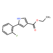 ethyl 5-(2-fluorophenyl)-1H-pyrrole-3-carboxylate