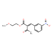 2-Methoxyethyl (2E)-2-acetyl-3-(3-nitrophenyl)-acrylate