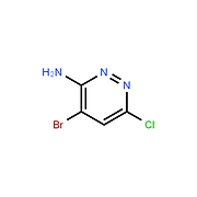 3-Amino-4-bromo-6-chloropyridazine