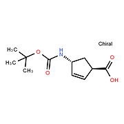 (1R,4R)-4-(Boc-amino)cyclopent-2-enecarboxylic acid