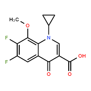 1-Cyclopropyl-6,7-difluoro-1,4-dihydro-8-methoxy-4-oxo-3-Quinolinecarboxylic acid