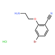 2-(2-Aminoethoxy)-4-bromobenzonitrile hydrochloride