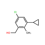 5-Chloro-3-cyclopropyl-2-methylbenzenemethanol