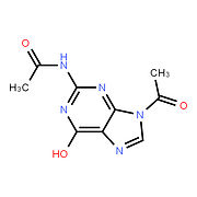 2-Acetylamino-9-acetyl-6-hydroxypurine
