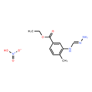 3-[(Aminoiminomethyl)amino]-4-methylbenzoic acid ethyl ester mononitrate