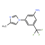 3-(4-methyl-1H-imidazol-1-yl)-5-(trifluoro methyl)-benzamine