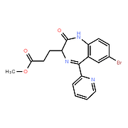 (3S)-(7-Bromo-2-oxo-5-pyridin-2-yl-2,3-dihydro-1H-benzo[e][1,4]diazepin-3-yl)-propionic acid methyl 