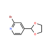 2-BROMO-4-(1,3-DIOXOLAN-2-YL)PYRIDINE