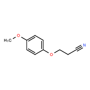 3-(4-methoxyphenoxy)propanenitrile