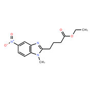 ethyl 4-(1-methyl-5-nitrobenzimidazol-2-yl)butanoate