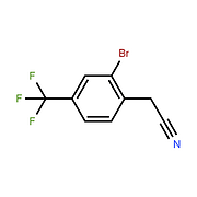 2-Bromo-4-(trifluoromethyl)benzeneacetonitrile