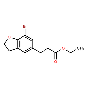 Ethyl 3-(7-bromo-2,3-dihydrobenzofuran-5-yl)propanoate