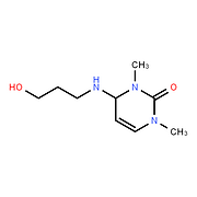 4-(3-hydroxypropylamino)-1,3-dimethyl-4H-pyrimidin-2-one