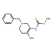 methyl N-(1-benzyl-4-methyl-3,6-dihydro-2H-pyridin-5-yl)carbamate